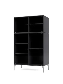 Ripple III Vitrineskab, inkl. ben fra Montana