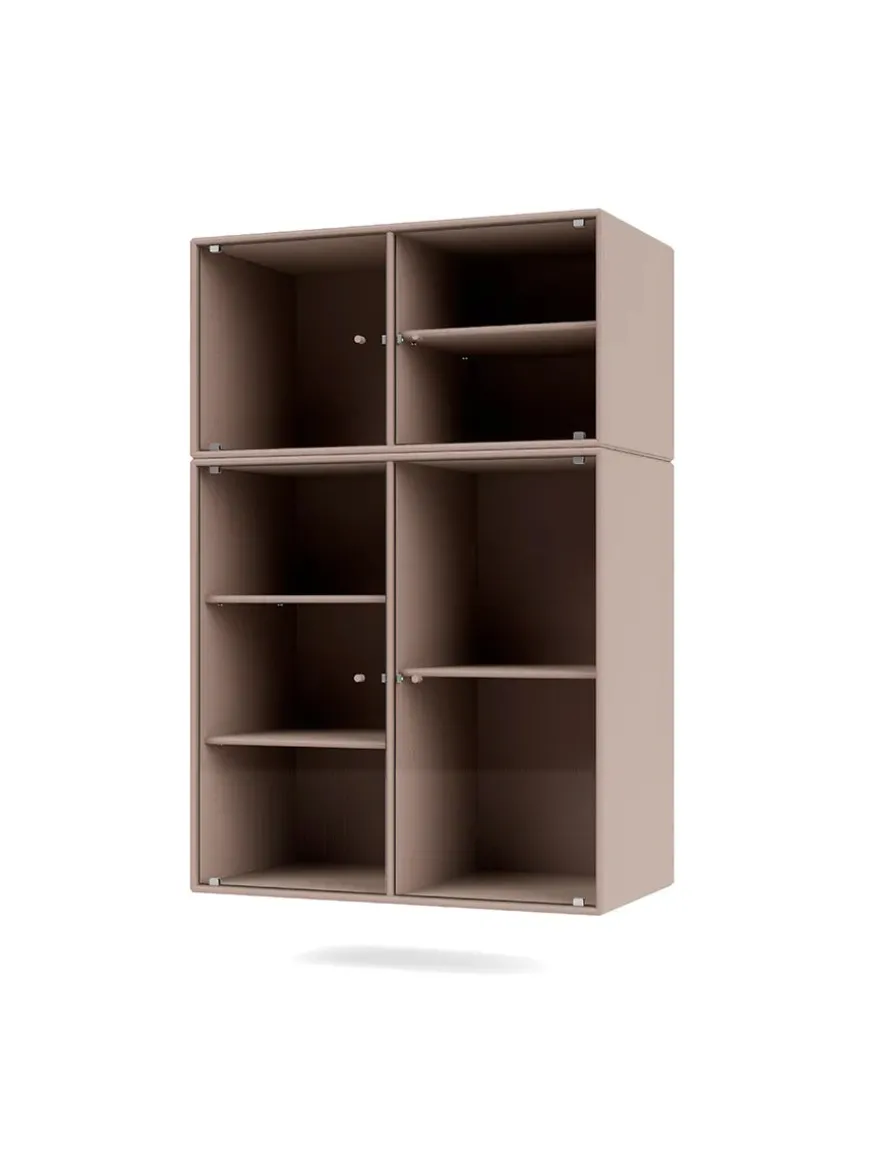 Ripple III Vitrineskab, inkl. ben fra Montana