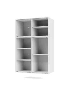 Ripple III Vitrineskab, inkl. ben fra Montana