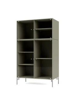 Ripple III Vitrineskab, inkl. ben fra Montana