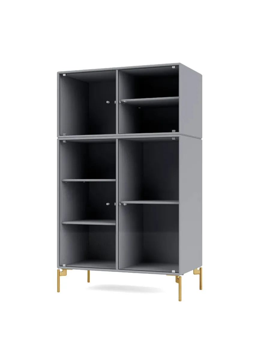 Ripple III Vitrineskab, inkl. ben fra Montana