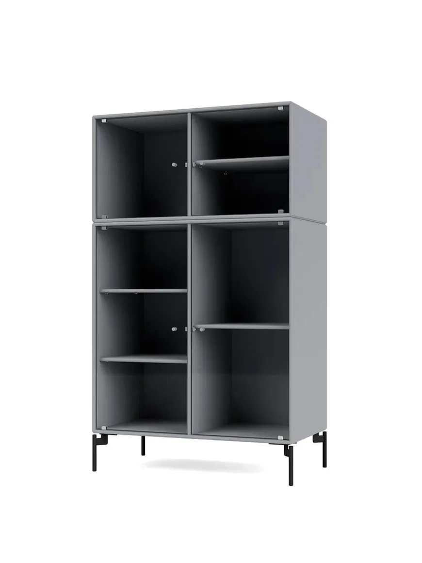 Ripple III Vitrineskab, inkl. ben fra Montana