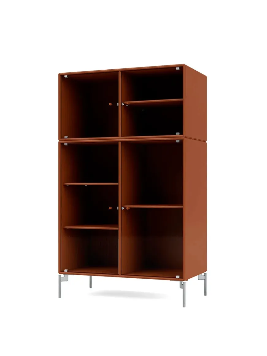 Ripple III Vitrineskab, inkl. ben fra Montana