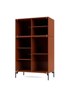 Ripple III Vitrineskab, inkl. ben fra Montana