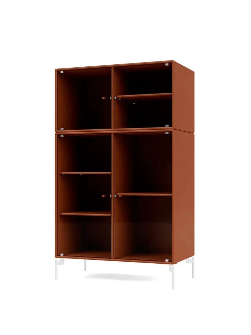 Ripple III Vitrineskab, inkl. ben fra Montana