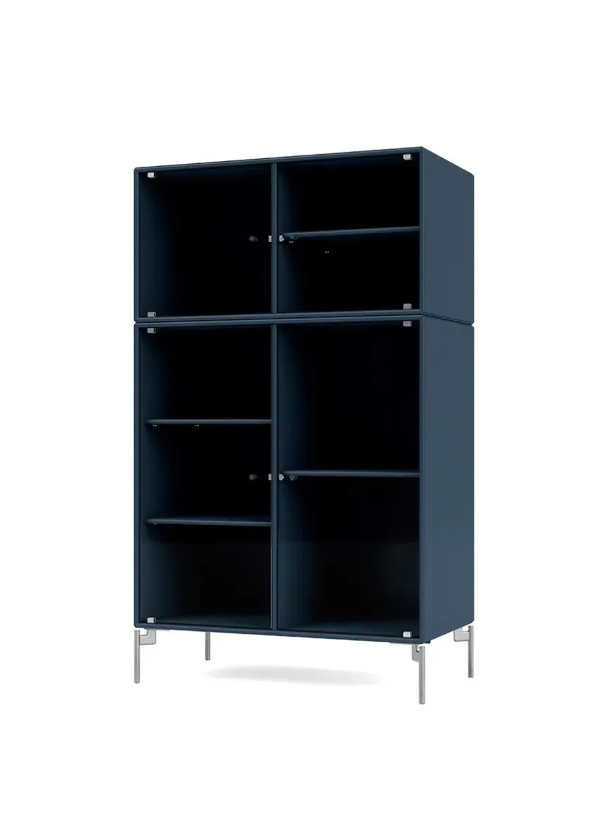 Ripple III Vitrineskab, inkl. ben fra Montana