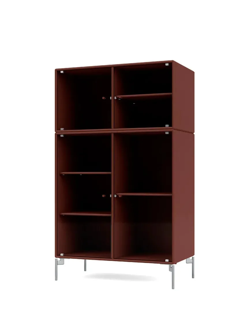 Ripple III Vitrineskab, inkl. ben fra Montana