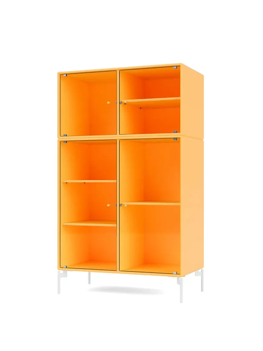 Ripple III Vitrineskab, inkl. ben fra Montana