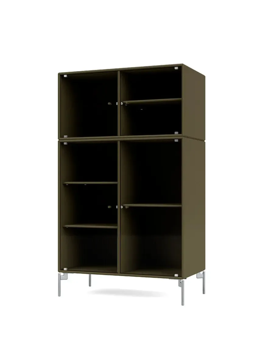 Ripple III Vitrineskab, inkl. ben fra Montana