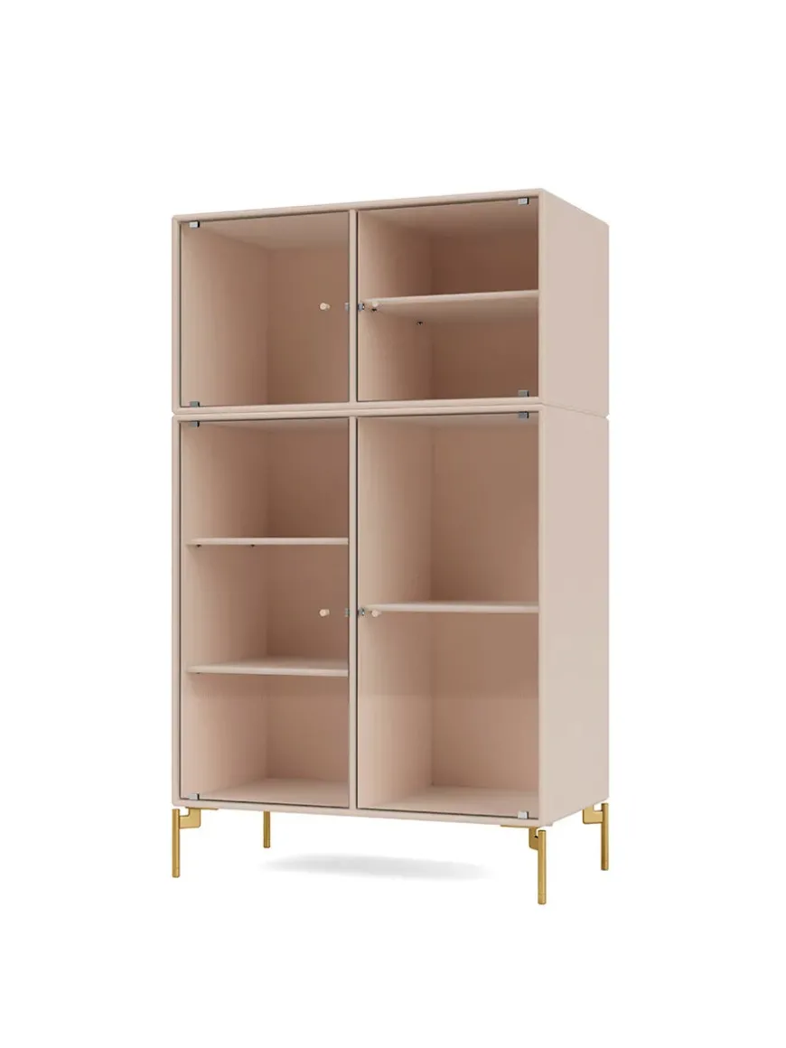 Ripple III Vitrineskab, inkl. ben fra Montana