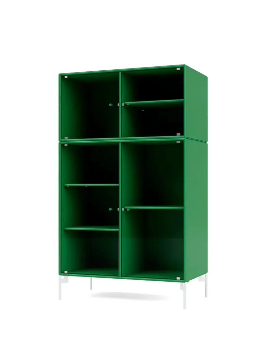 Ripple III Vitrineskab, inkl. ben fra Montana