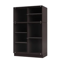 Ripple III Vitrineskab, inkl. sokkel fra Montana