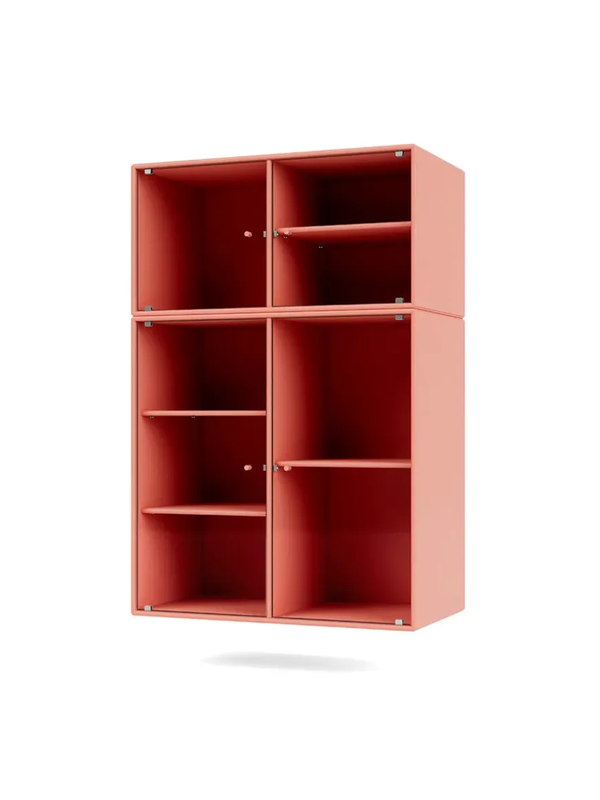 Ripple III Vitrineskab, inkl. sokkel fra Montana