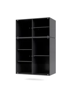 Ripple III Vitrineskab, inkl. sokkel fra Montana