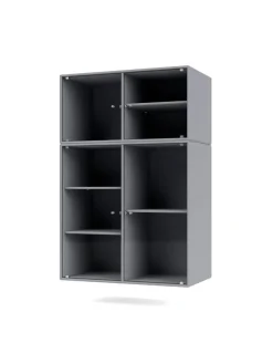 Ripple III Vitrineskab, inkl. sokkel fra Montana