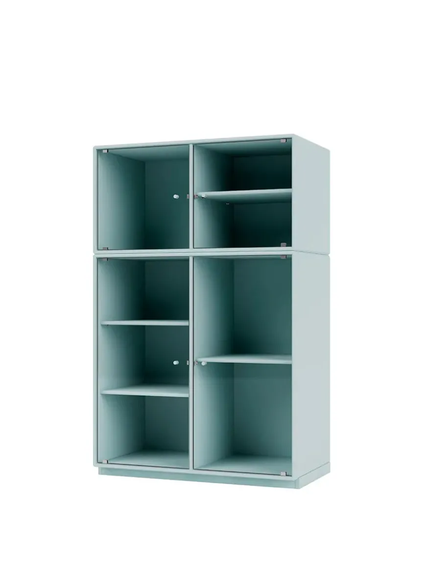 Ripple III Vitrineskab, inkl. sokkel fra Montana