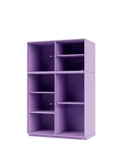 Ripple III Vitrineskab, inkl. sokkel fra Montana