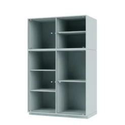 Ripple III Vitrineskab, inkl. sokkel fra Montana