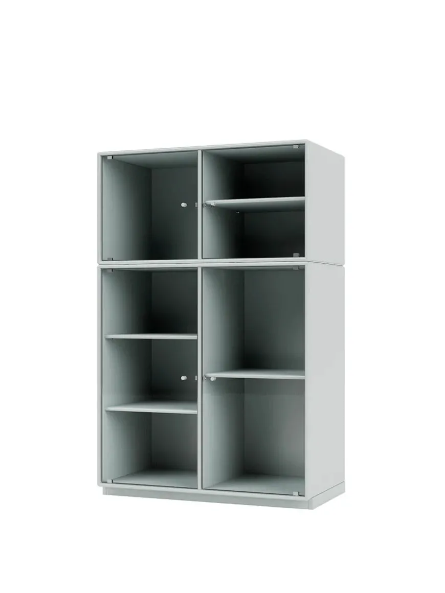 Ripple III Vitrineskab, inkl. sokkel fra Montana