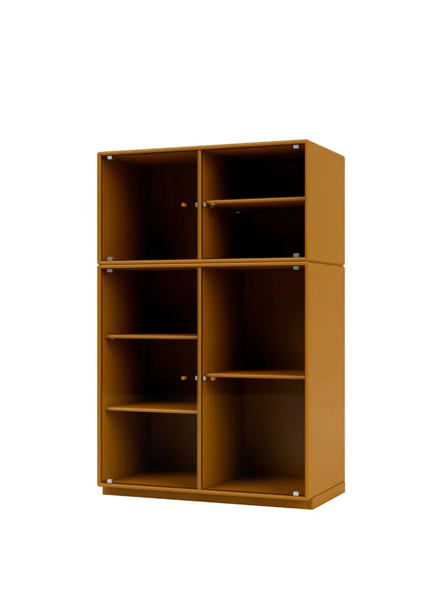 Ripple III Vitrineskab, inkl. sokkel fra Montana