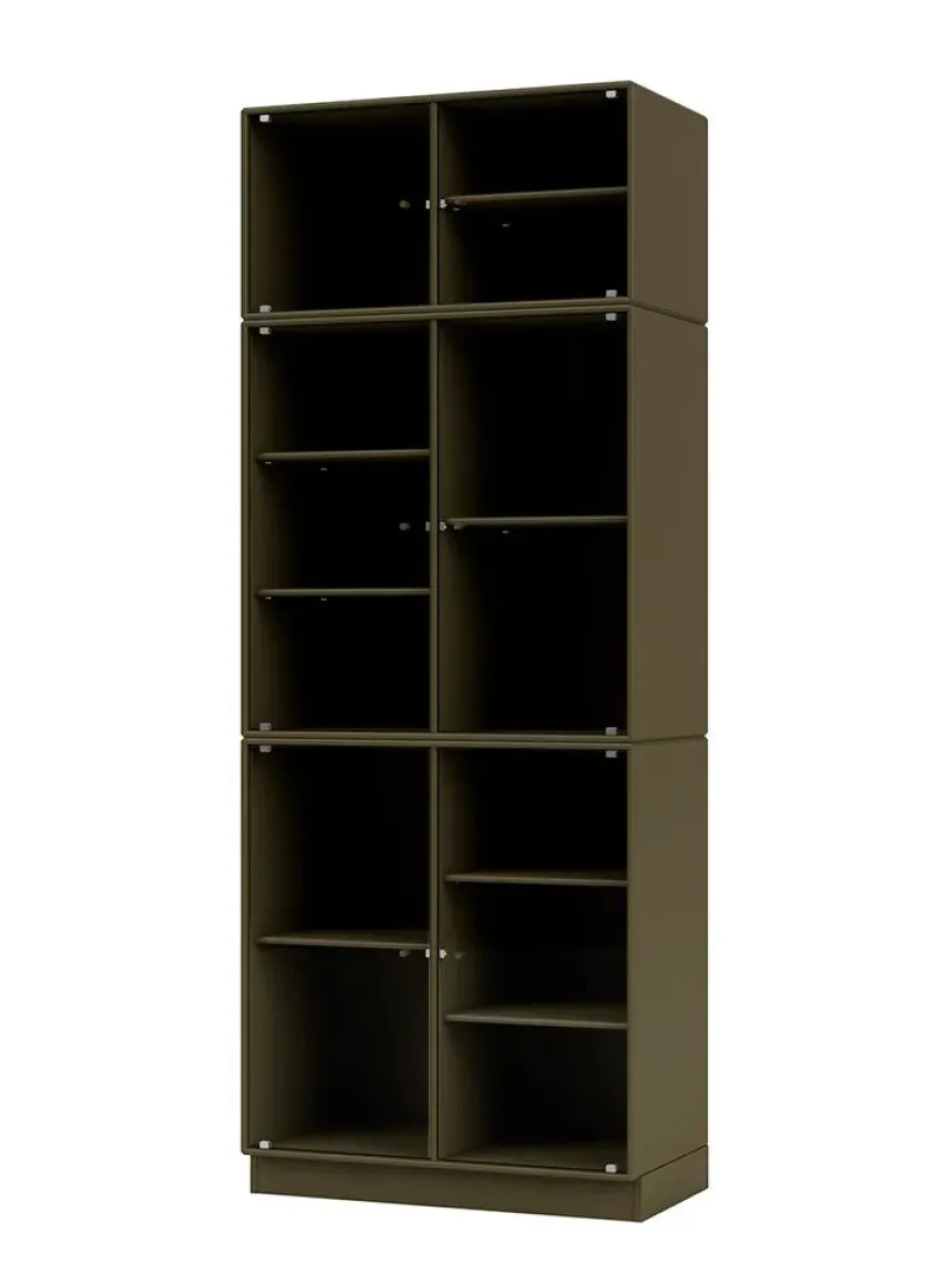 Ripple IV Vitrineskab, inkl. sokkel fra Montana