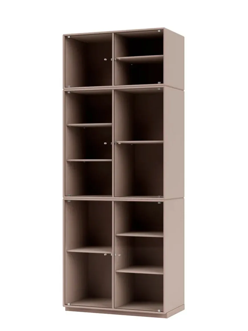 Ripple IV Vitrineskab, inkl. sokkel fra Montana