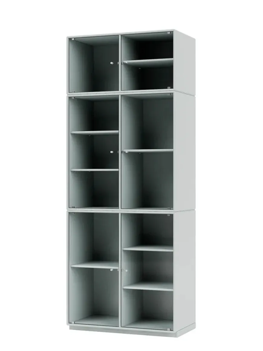 Ripple IV Vitrineskab, inkl. sokkel fra Montana