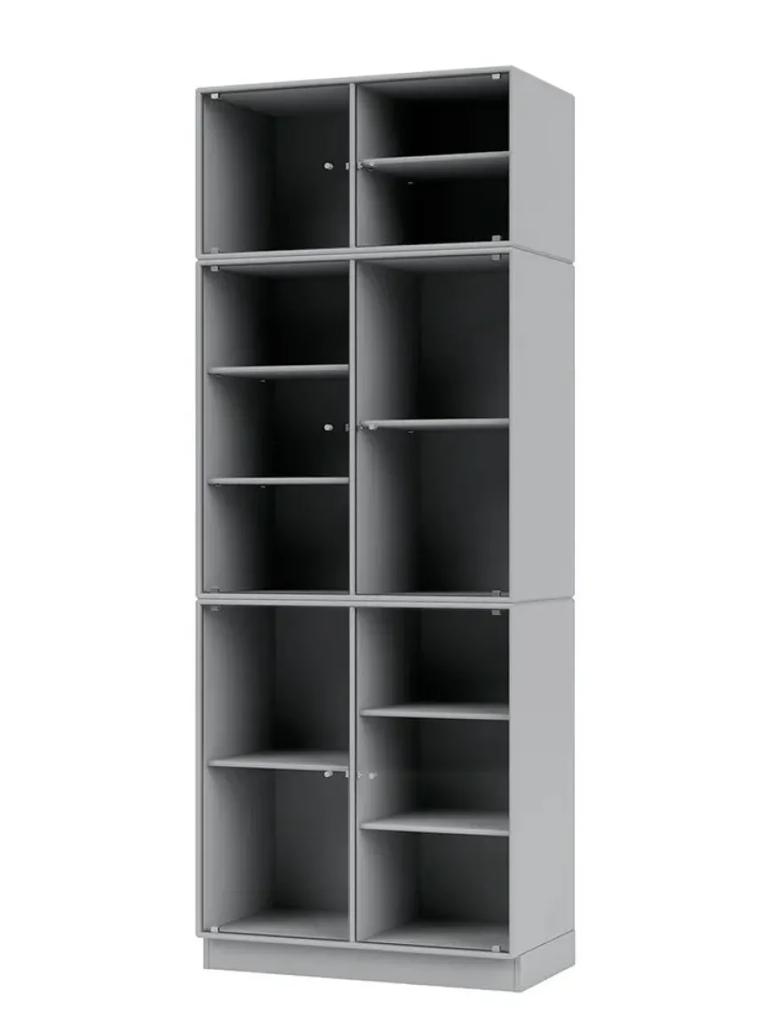 Ripple IV Vitrineskab, inkl. sokkel fra Montana