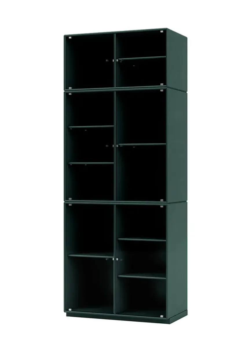 Ripple IV Vitrineskab, inkl. sokkel fra Montana