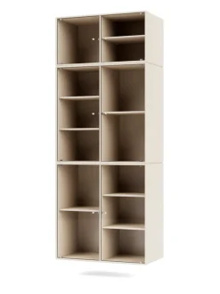 Ripple IV Vitrineskab, inkl. sokkel fra Montana