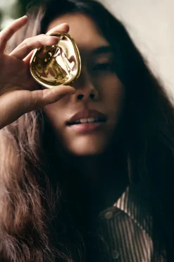 Ripple Knob Large, gold fra Hein Studio