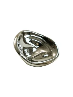 Ripple Knob Small, silver fra Hein Studio