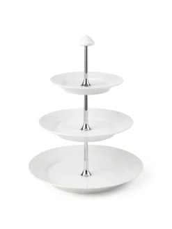 Royal Copenhagen Blå Mega Riflet, étagère 3 lag