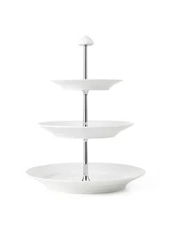 Royal Copenhagen Blå Mega Riflet, étagère 3 lag