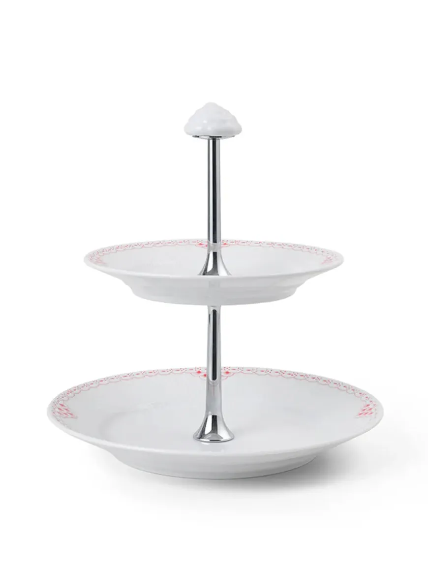 Royal Copenhagen Blå Mega Riflet, étagère 3 lag