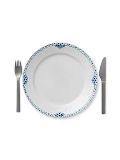 Royal Copenhagen Blå Mega Riflet, tallerken 27 cm mønster 6