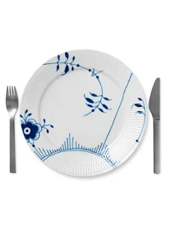 Royal Copenhagen Blå Mega Riflet, tallerken 27 cm mønster 6