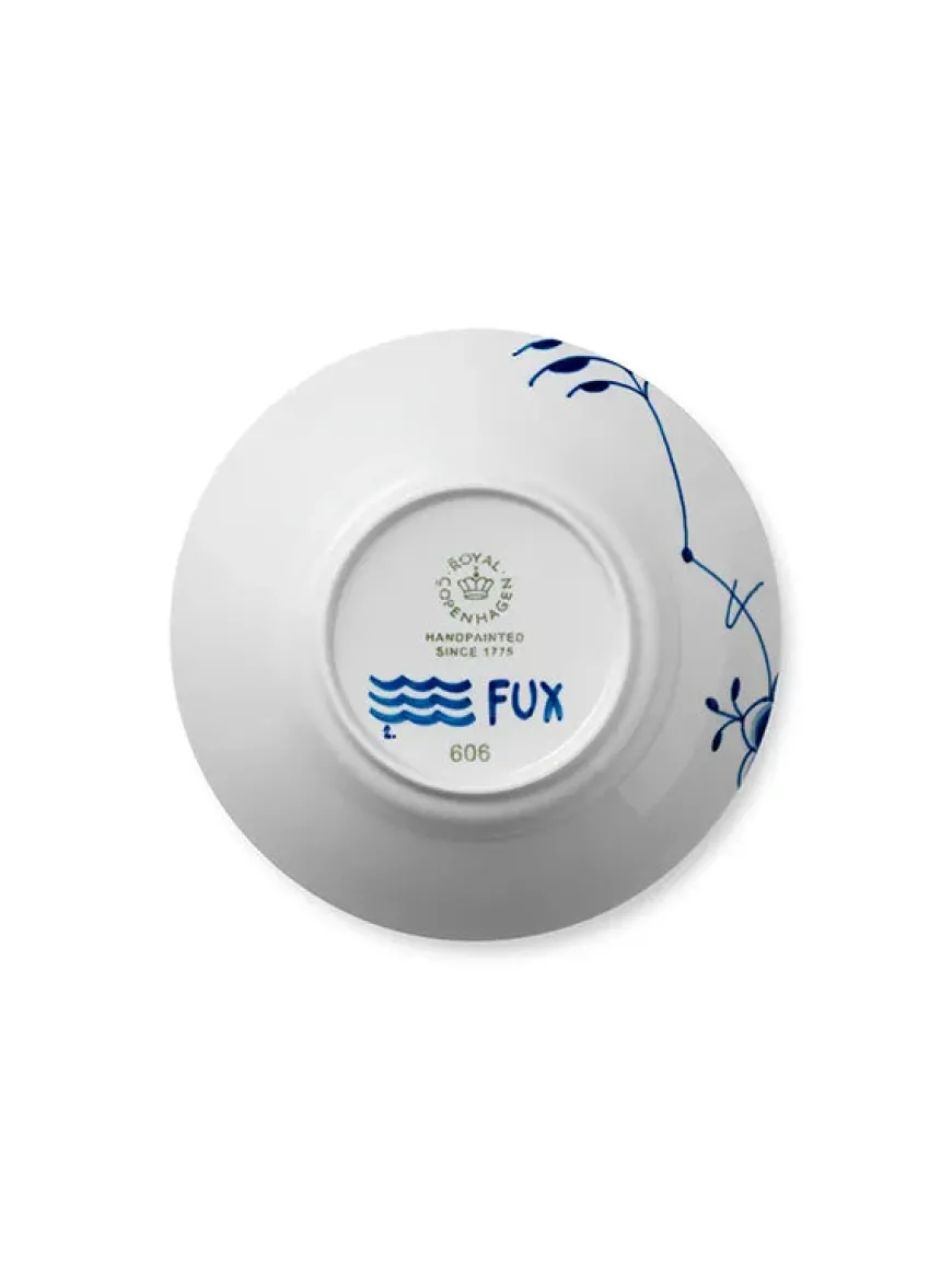 Royal Copenhagen Blå Mega Riflet, dyb tallerken 24 cm