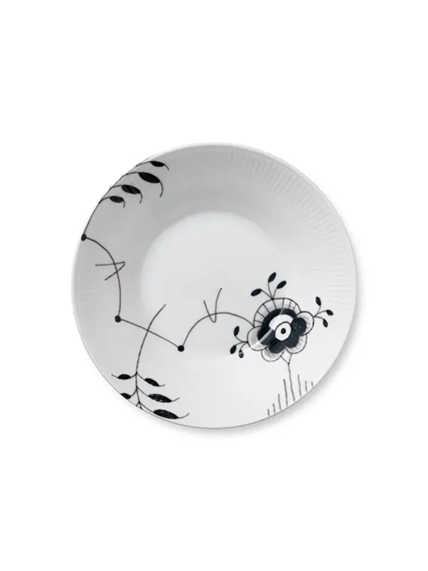 Royal Copenhagen Blå Mega Riflet, dyb tallerken 24 cm