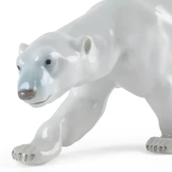 Royal Copenhagen Figurine Isbjørn, gående 14 cm