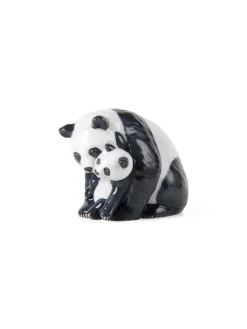 Royal Copenhagen Figurine Panda, med unge 13 cm