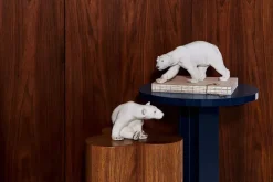 Royal Copenhagen Figurine Isbjørn, siddende 12 cm