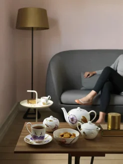 Royal Copenhagen Flora sukkerskål 35 cl, Snerle