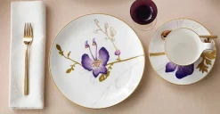 Royal Copenhagen Flora tallerken 22 cm, Stedmoderblomst