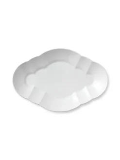 Royal Copenhagen Hvid Elements, fad 38,5 cm