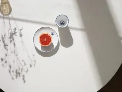 Royal Copenhagen Hvid Riflet, tallerken 19 cm