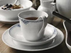 Royal Copenhagen Prinsesse, højhankskop med underkop 25 cl