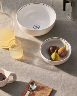 Royal Copenhagen Sort Mega Riflet, skål 15 cm