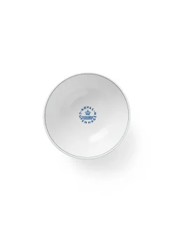 Royal Copenhagen Sort Mega Riflet, skål 15 cm