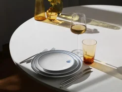 Royal Copenhagen Sort Mega Riflet, tallerken 19 cm mønster 6